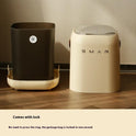 Household Living Room And Kitchen Bedroom And Toilet Office Bathroom Portable Trash Can With Lid
