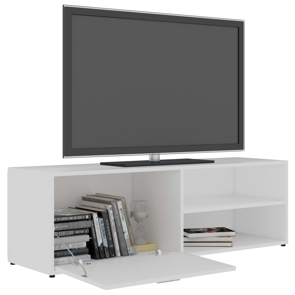 vidaXL TV Cabinet White 120x34x37 cm Engineered Wood