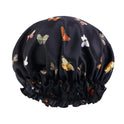 Women's Fashion Casual Butterfly Print Lace Nightcap