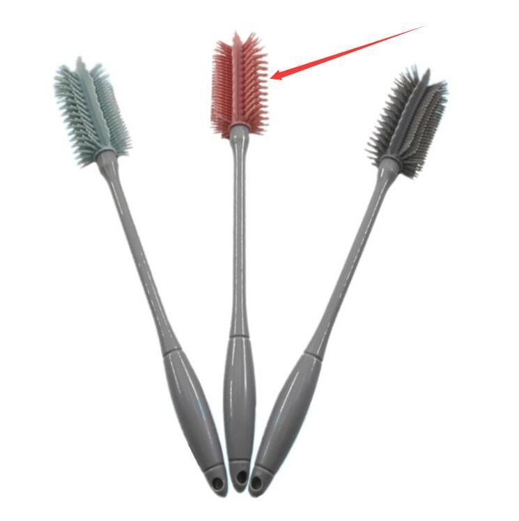Durable Silicone Cleaning Long Handle Cup Brush