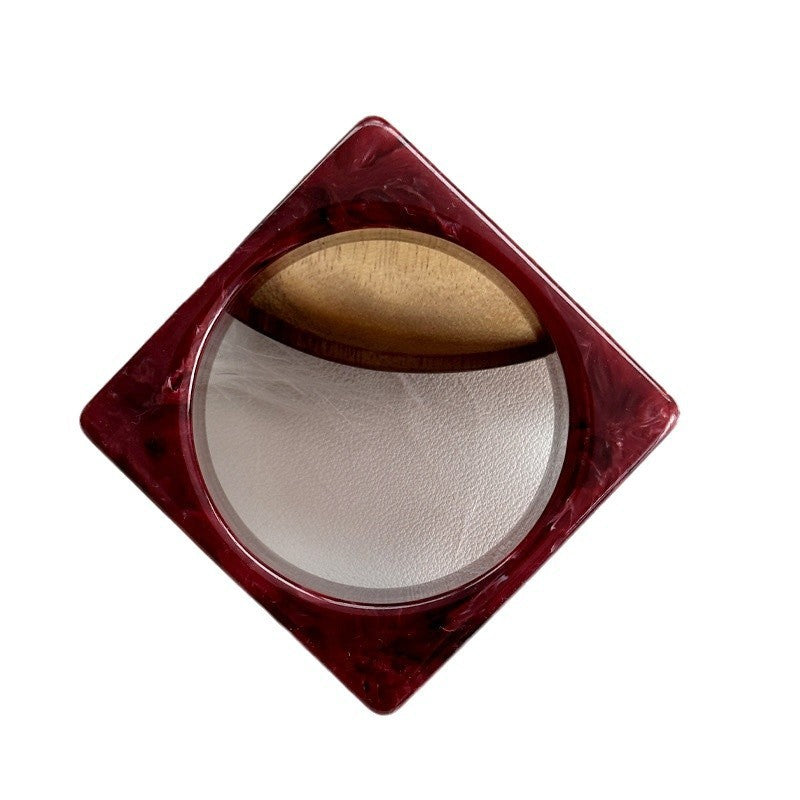 Acrylic Colorful Multi-color Square Texture Bracelet