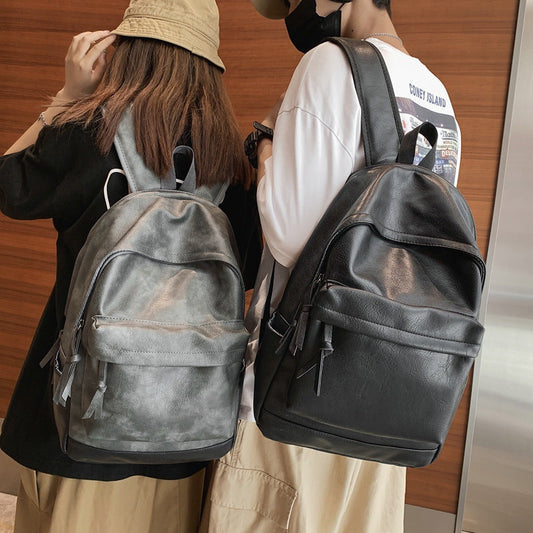 PU Leather Backpack Men's Fashion Backpack