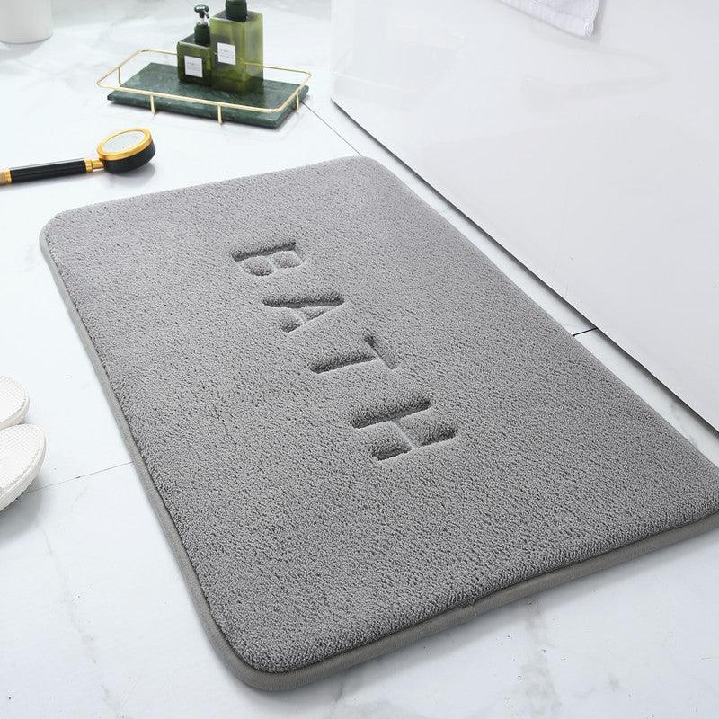 Cross-border Memory Foam Floor Mat Bathroom Bathroom Coral Fleece