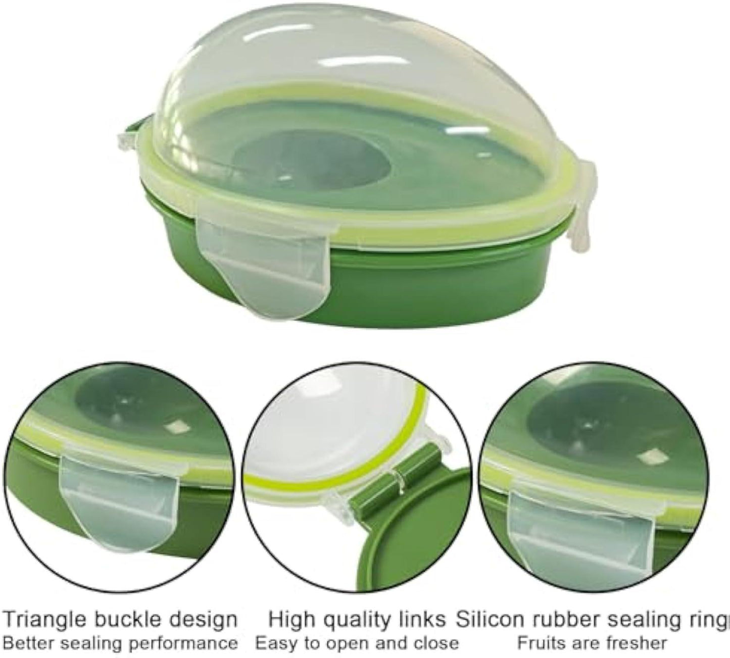 Avocado Food Saver Stretch Pod,Avocado Saver For Fridge,Avocado Fresh Keeper,Portable And Reusable Avocado Storage, Avocado Crisper, One Size